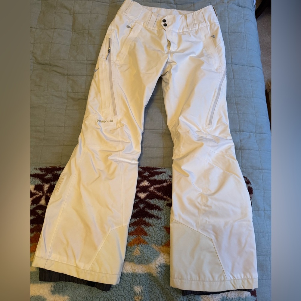 White Patagonia Snow Pants